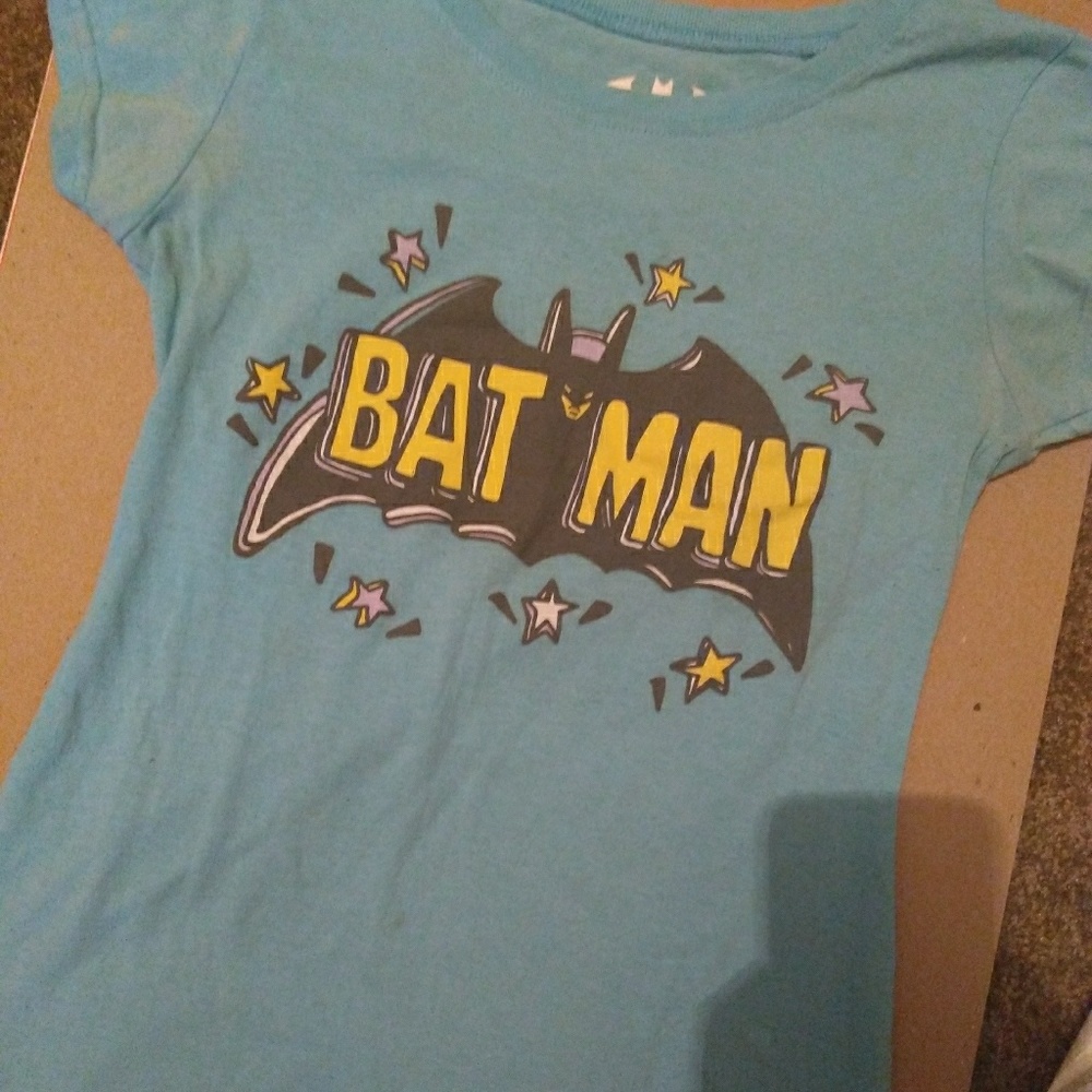 Petite/Kids Medium Retro Bat Man T-shirt